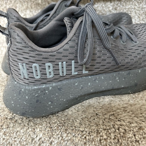 NOBULL Grey Surface Runner Rip Stop Sneakers. Men’s 8/womens 9.5. EUC. Running - Picture 4 of 16
